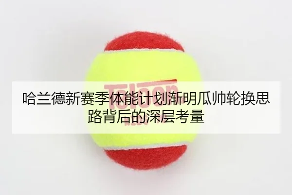 哈兰德新赛季体能计划渐明瓜帅轮换思路背后的深层考量